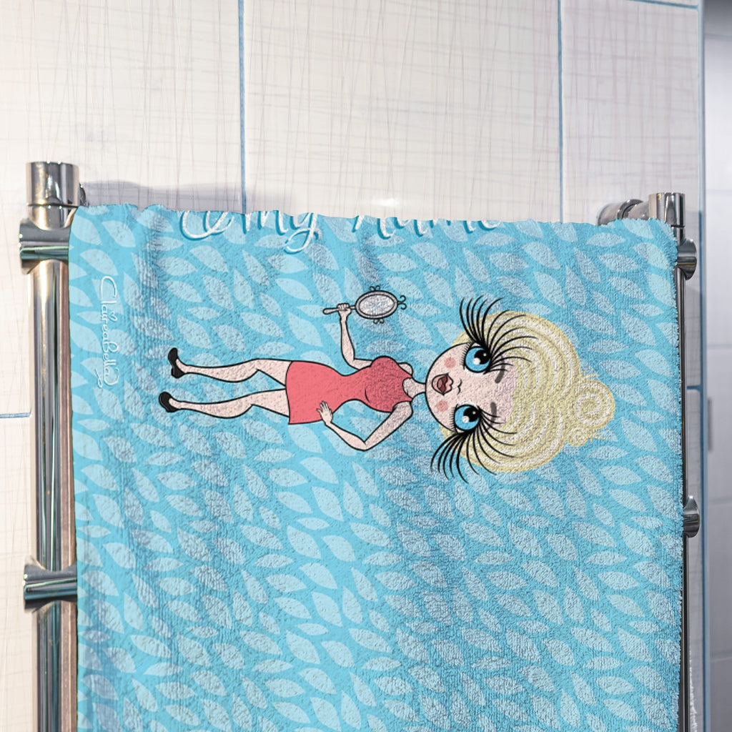 ClaireaBella Blue Hand Towel - Image 2