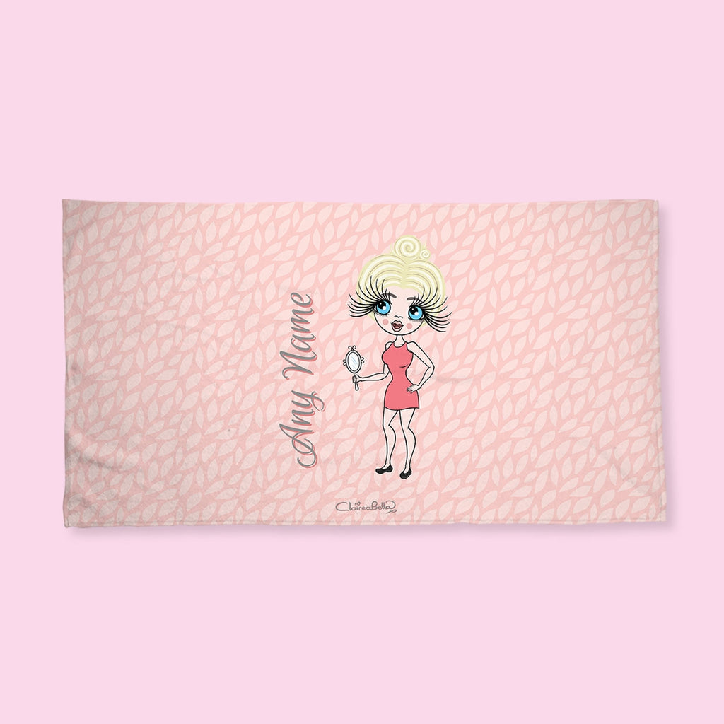 ClaireaBella Pink Hand Towel - Image 1