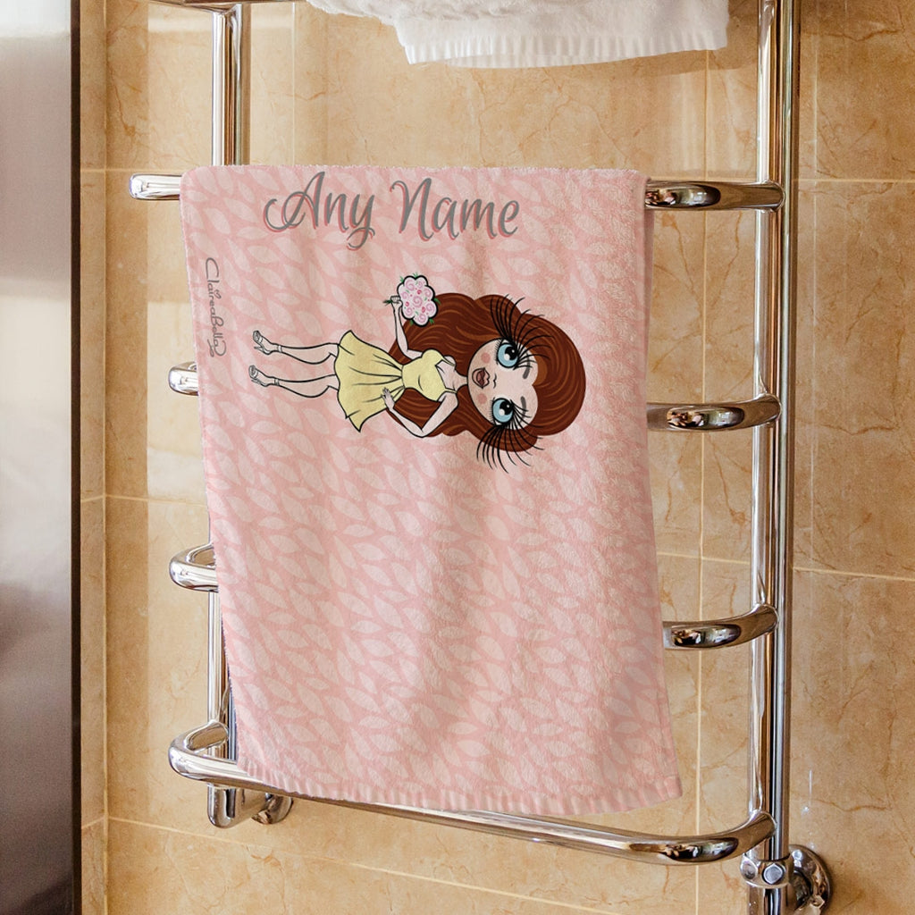 ClaireaBella Pink Hand Towel - Image 3