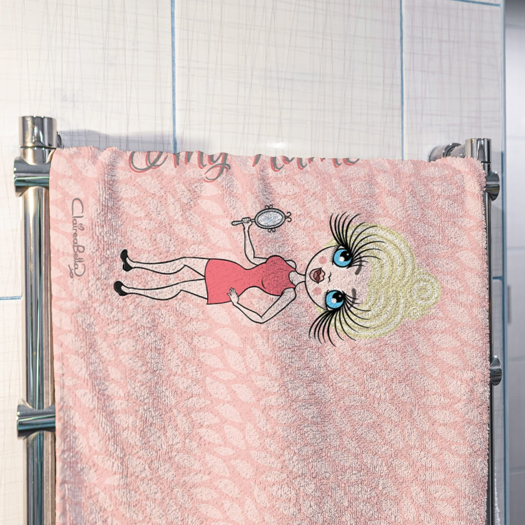 ClaireaBella Pink Hand Towel - Image 2