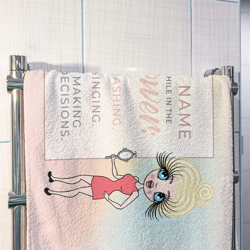 ClaireaBella While In Shower Hand Towel - Image 4
