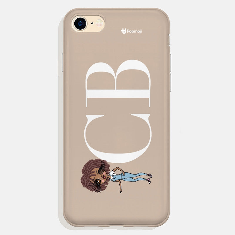 ClaireaBella Personalised The LUX Collection Initial Nude Landscape Phone Case - Image 1