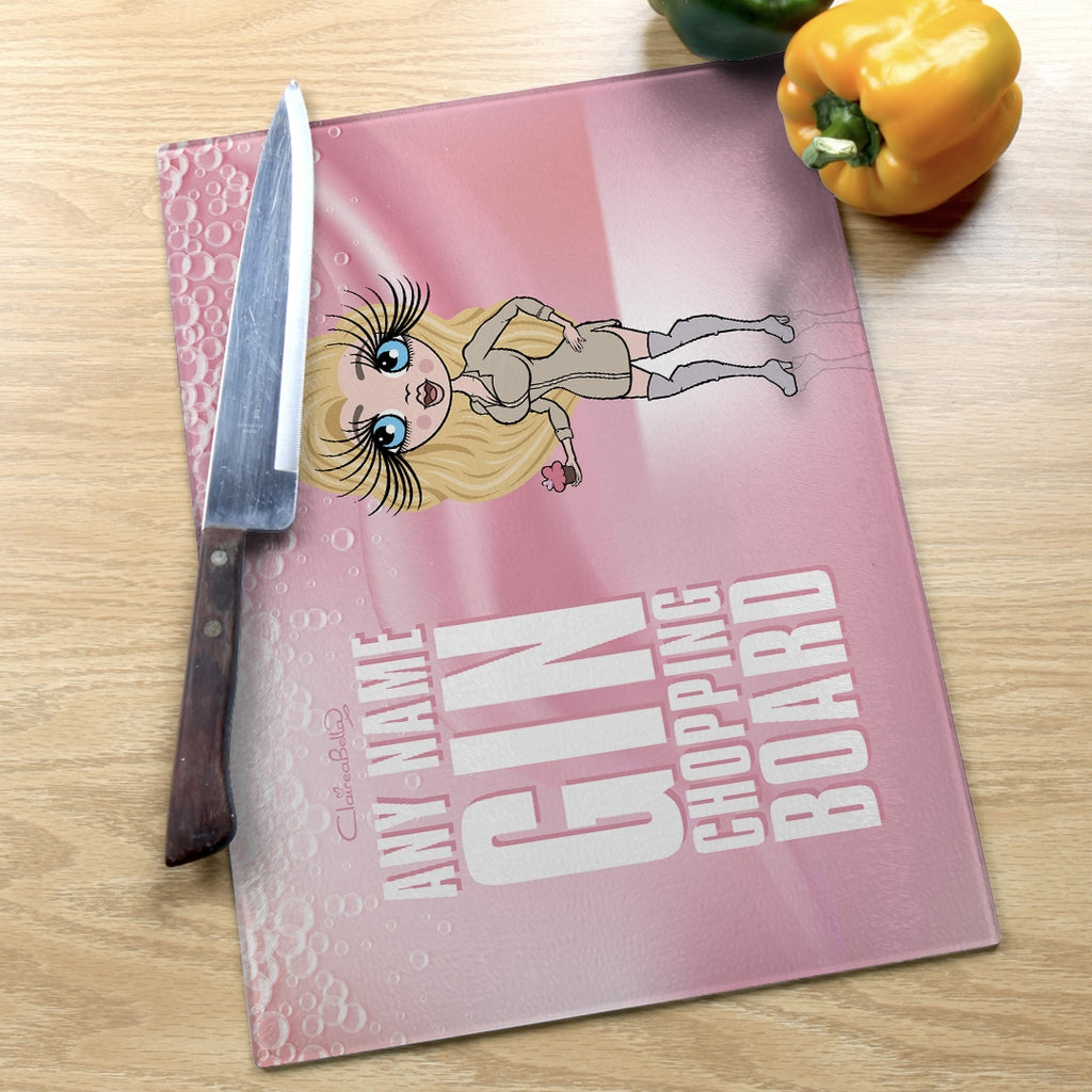 ClaireaBella Landscape Glass Chopping Board - Pink Gin - Image 5