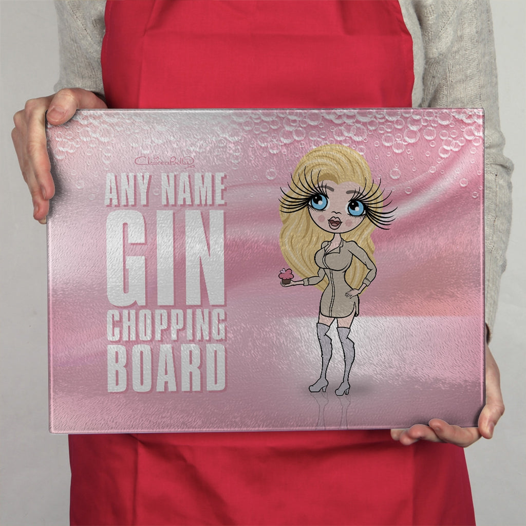 ClaireaBella Landscape Glass Chopping Board - Pink Gin - Image 3