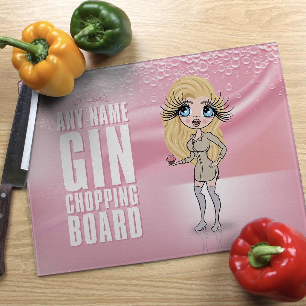 ClaireaBella Landscape Glass Chopping Board - Pink Gin - Image 1