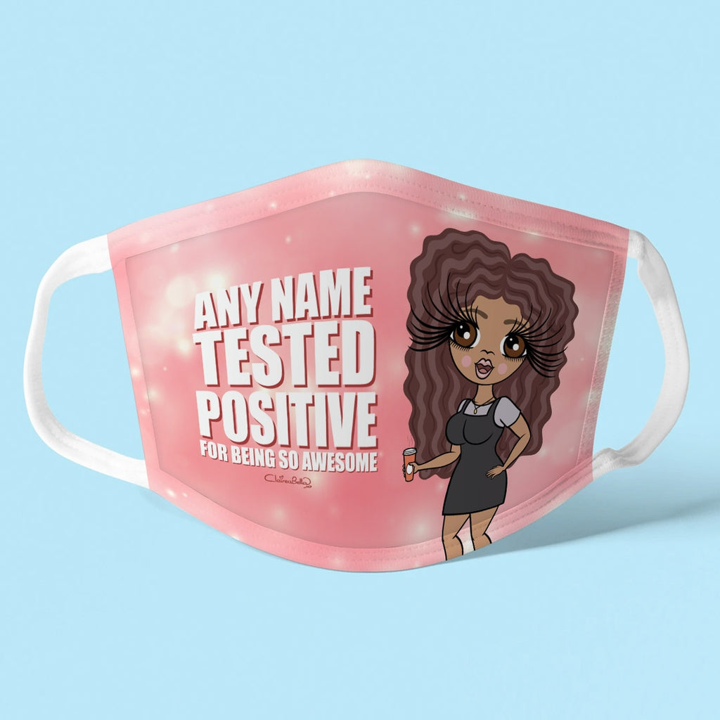 ClaireaBella Personalised Positive Reusable Face Covering - Image 1