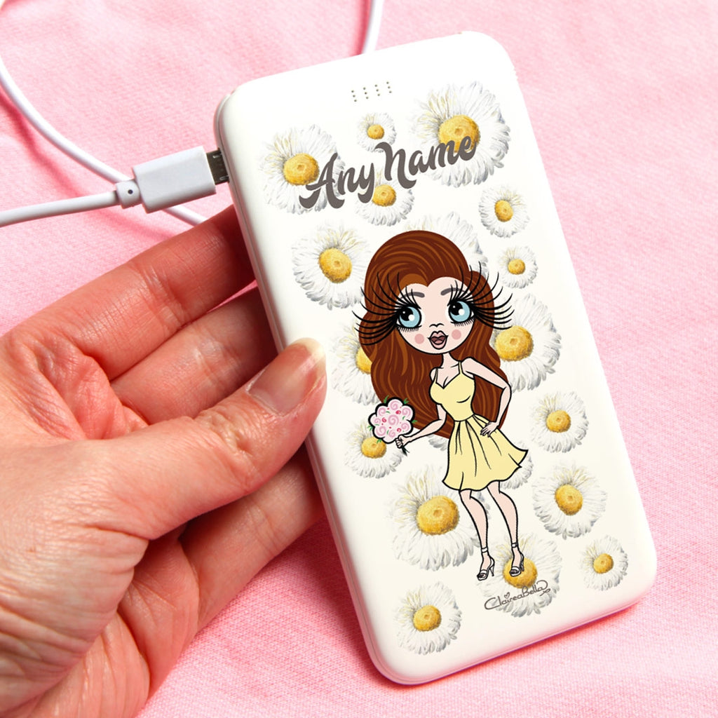 ClaireaBella Daisies Portable Power Bank - Image 1