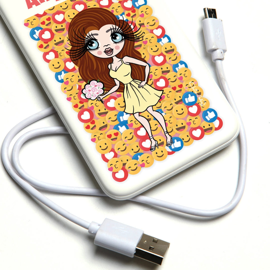 ClaireaBella Fun Emoji Portable Power Bank - Image 3