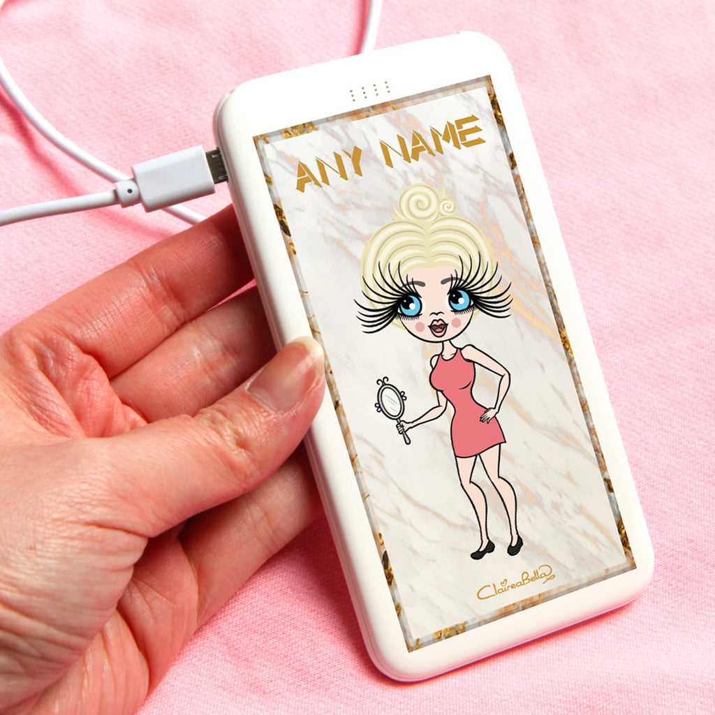 ClaireaBella Marble Portable Power Bank - Image 1