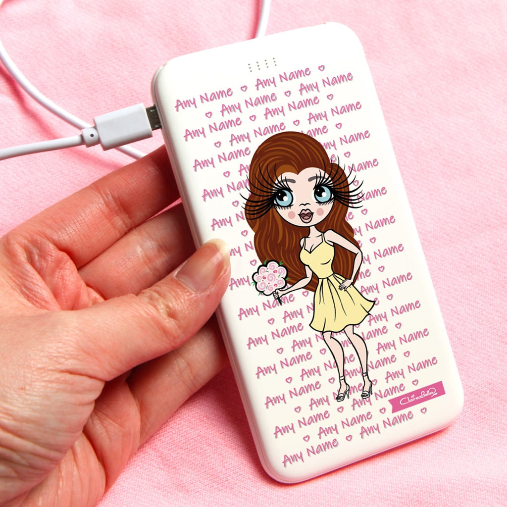 ClaireaBella Typography Portable Power Bank - Image 1