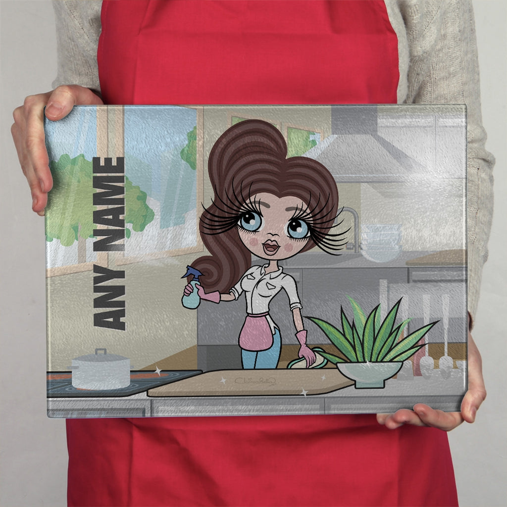 ClaireaBella Landscape Glass Chopping Board - Queen Of Clean - Image 2