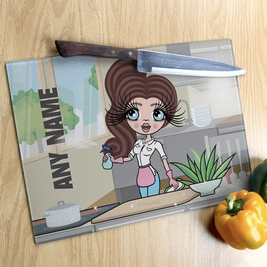 ClaireaBella Landscape Glass Chopping Board - Queen Of Clean - Image 6