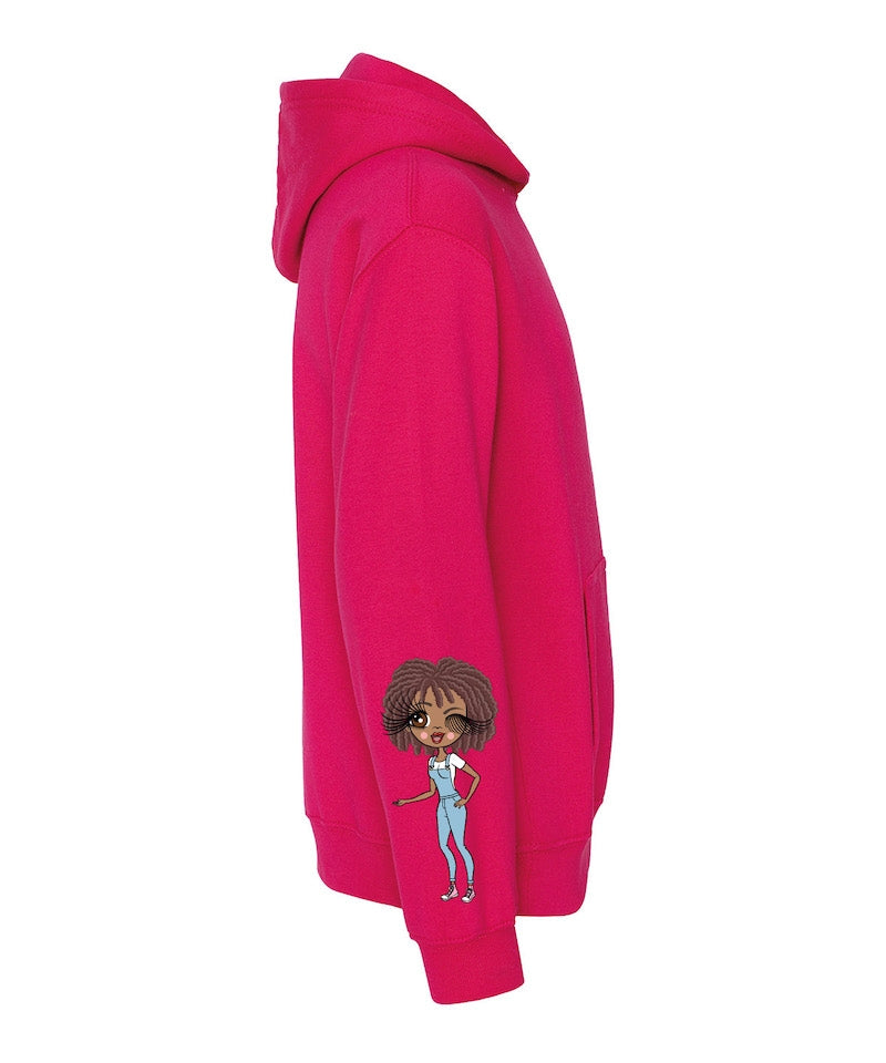 ClaireaBella Varsity Large Central Name Hoodie - Image 2