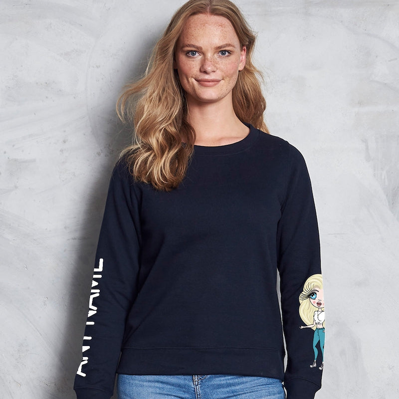 ClaireaBella Varsity Printed Sleeve Sweatshirt - Image 7