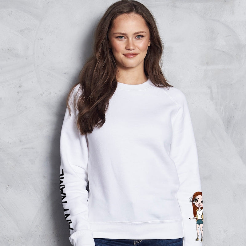 ClaireaBella Varsity Printed Sleeve Sweatshirt - Image 6