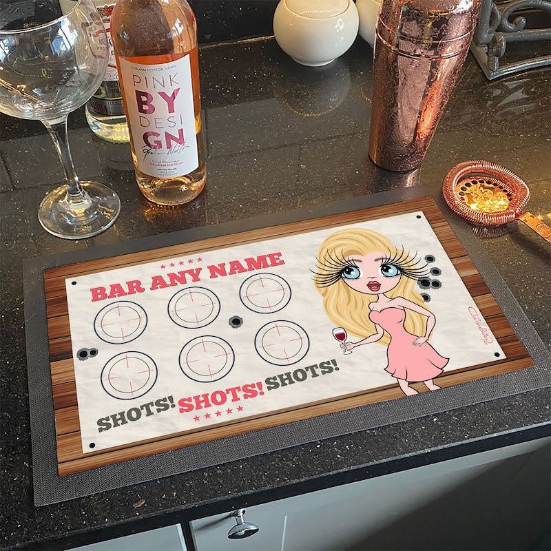 ClaireaBella Personalised Shots! Rubber Bar Runner - Image 1