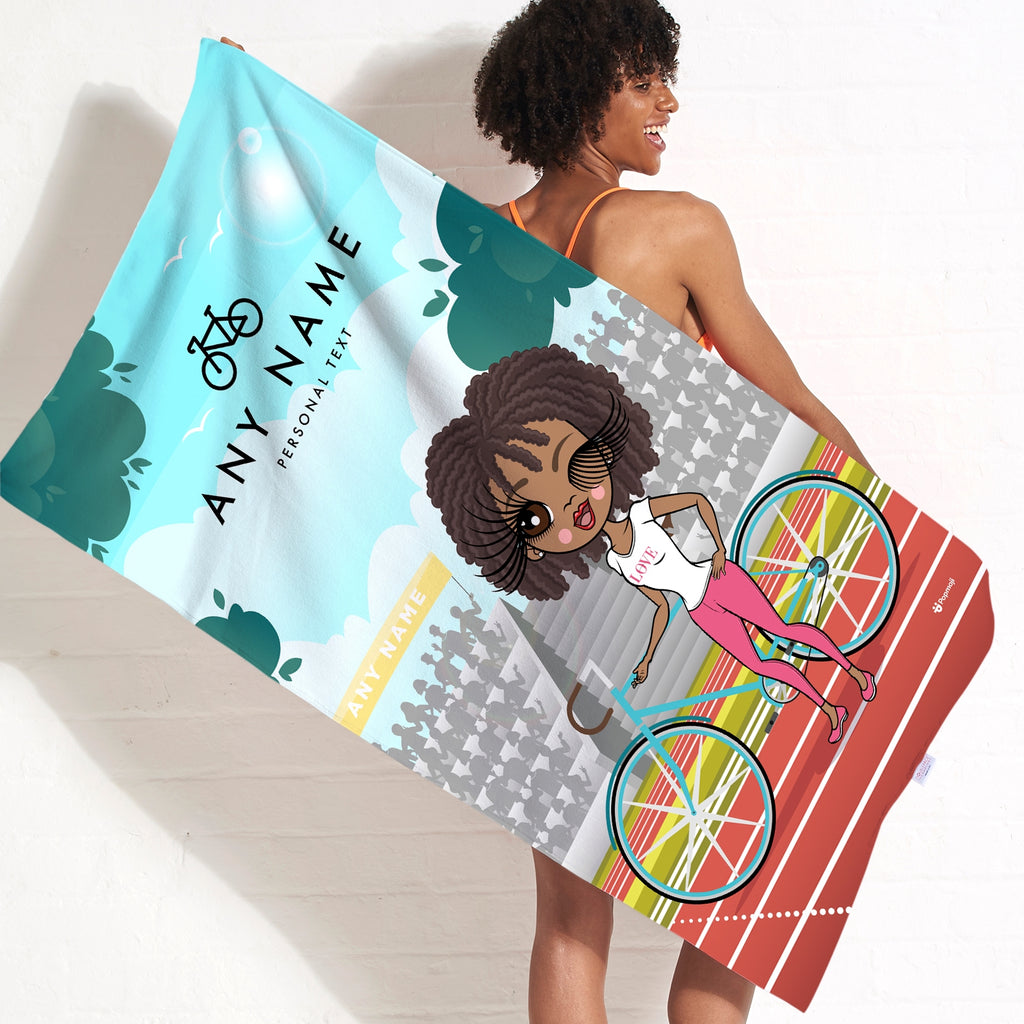 ClaireaBella Cyclist Beach Towel - Image 4