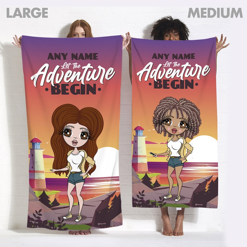 ClaireaBella Let The Adventure Begin Beach Towel - Image 4