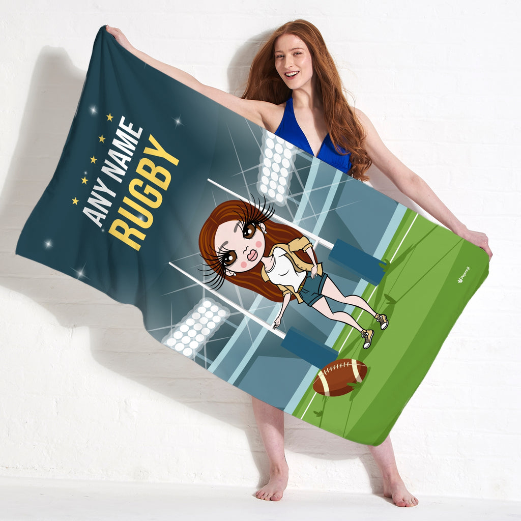 ClaireaBella Rugby Beach Towel - Image 4