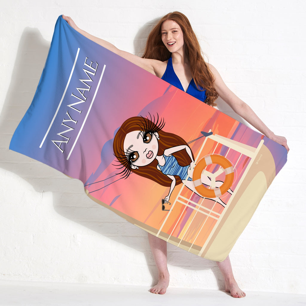 ClaireaBella Sunset Cruise Beach Towel - Image 4