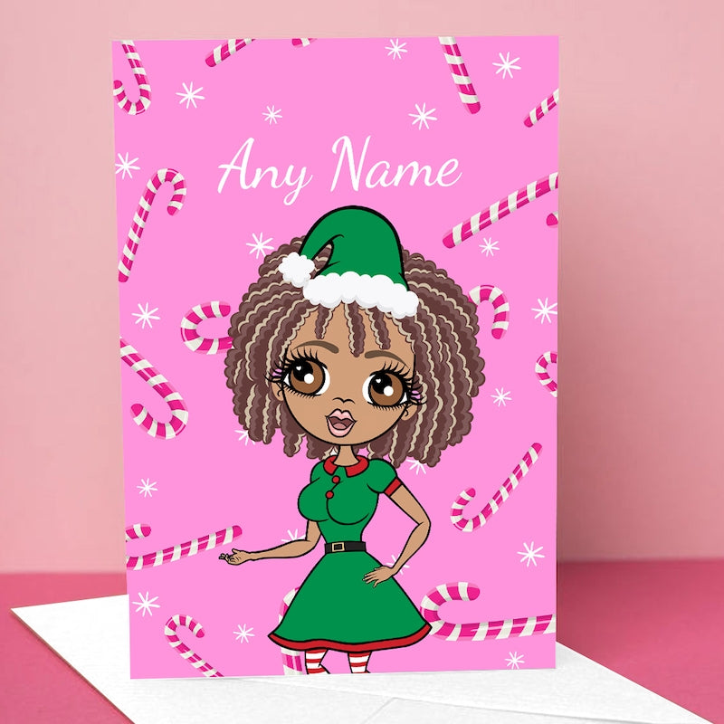 ClaireaBella Candy Canes Christmas Card - Image 1