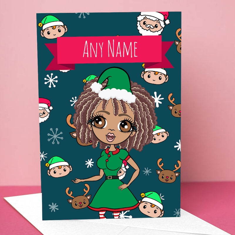 ClaireaBella Cute Emojis Print Christmas Card - Image 3
