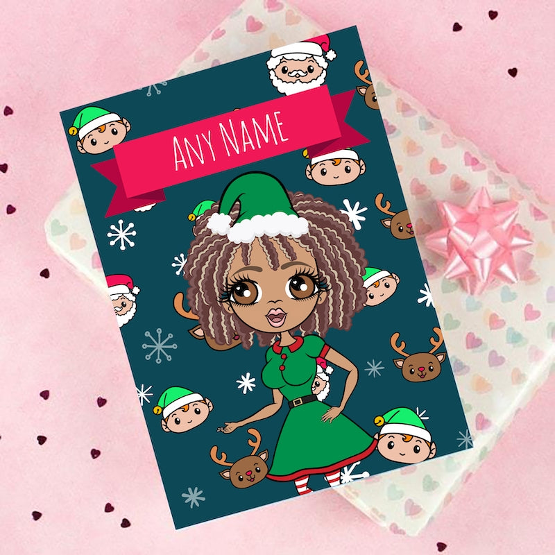 ClaireaBella Cute Emojis Print Christmas Card - Image 4