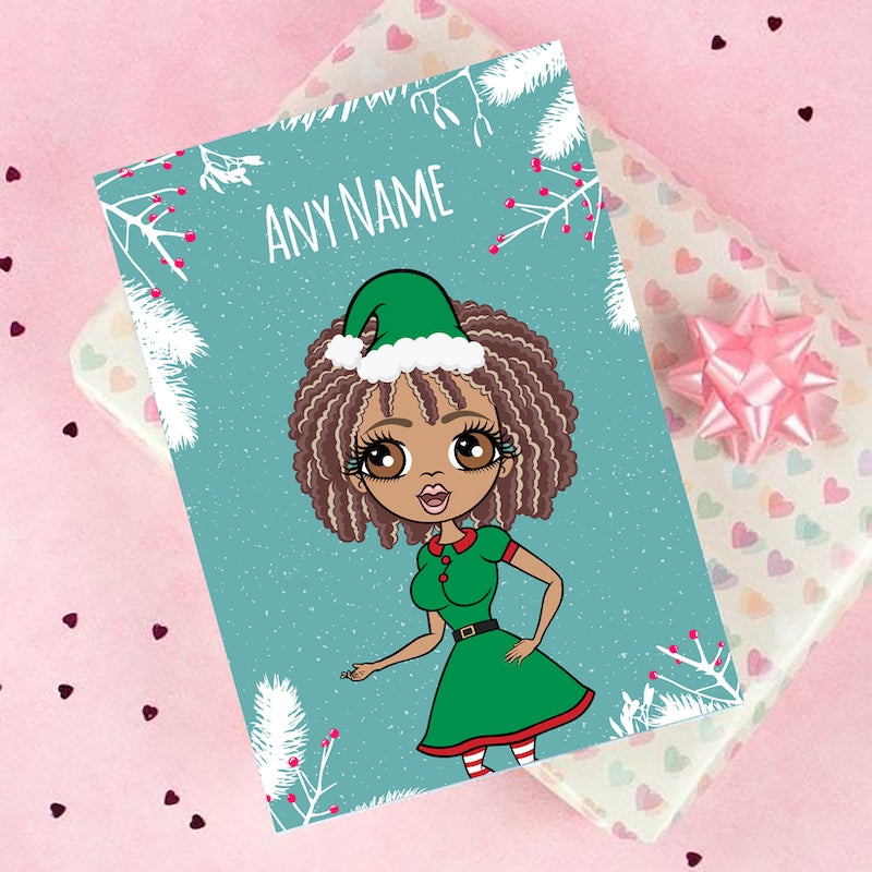 ClaireaBella Festive Branches Christmas Card - Image 4