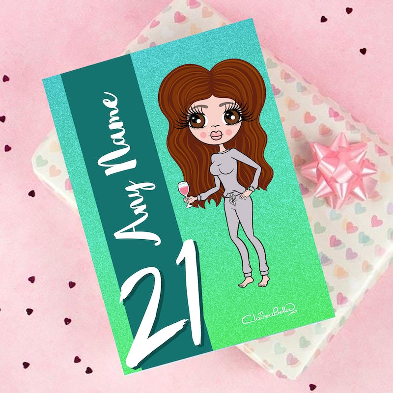 ClaireaBella Glitter 21st Birthday Card - Image 4