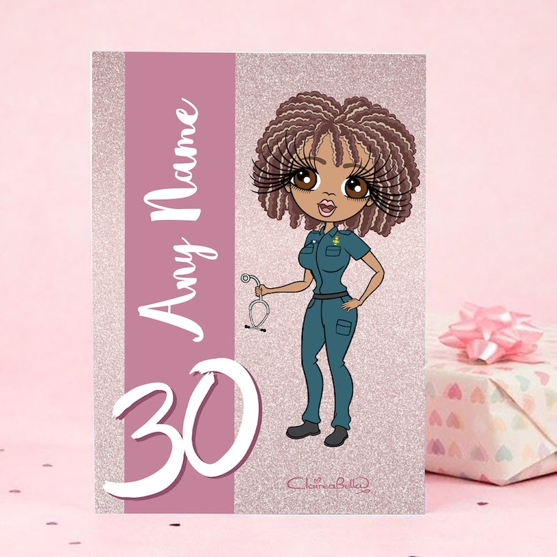 ClaireaBella Glitter 30th Birthday Card - Image 3