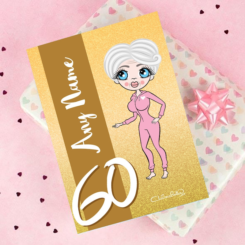 ClaireaBella Glitter 60th Birthday Card - Image 4