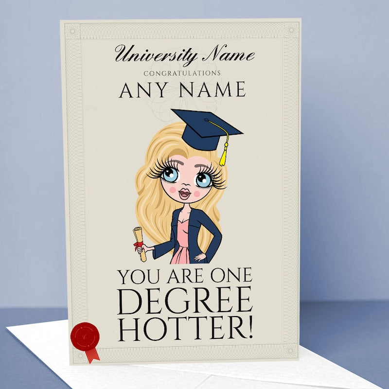 ClaireaBella Graduation One Degree Hotter Card - Image 2