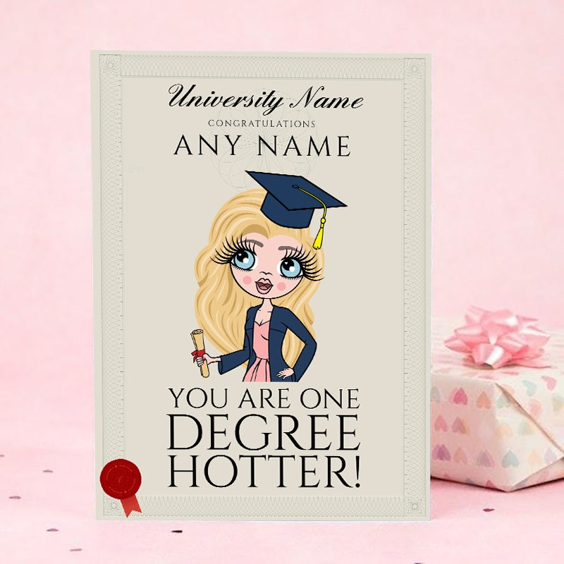 ClaireaBella Graduation One Degree Hotter Card - Image 6