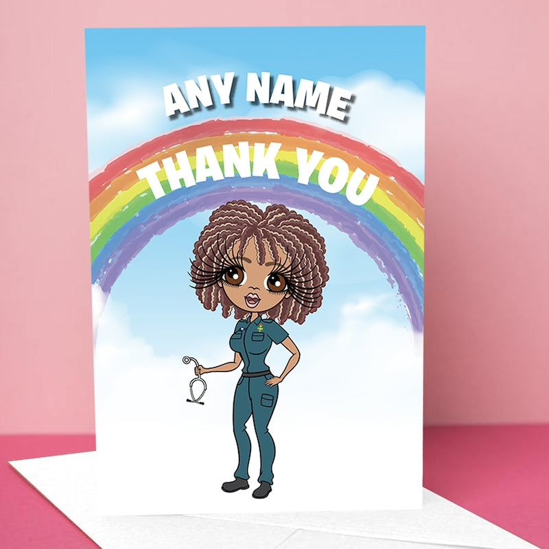 ClaireaBella Personalised Rainbow Card - Image 1