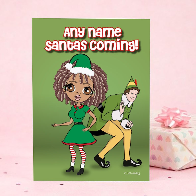 ClaireaBella Santa's Coming Christmas Card - Image 1