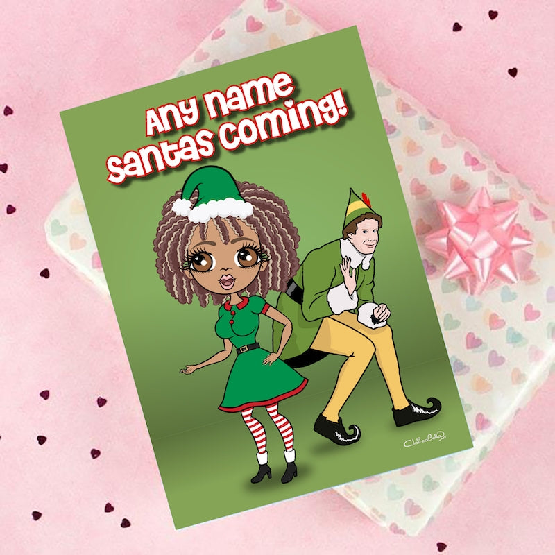ClaireaBella Santa's Coming Christmas Card - Image 3