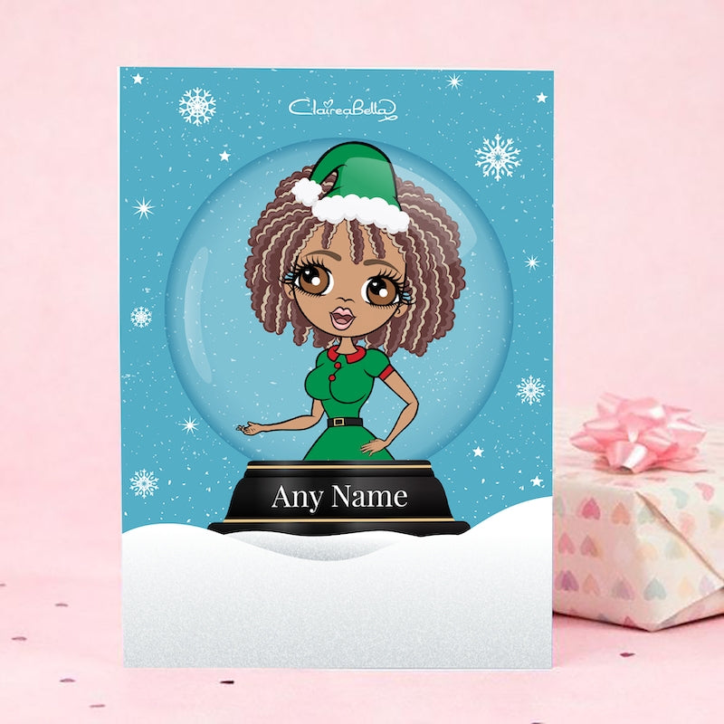 ClaireaBella Snow Globe Christmas Card - Image 1
