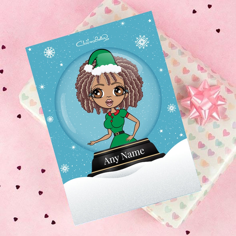 ClaireaBella Snow Globe Christmas Card - Image 4