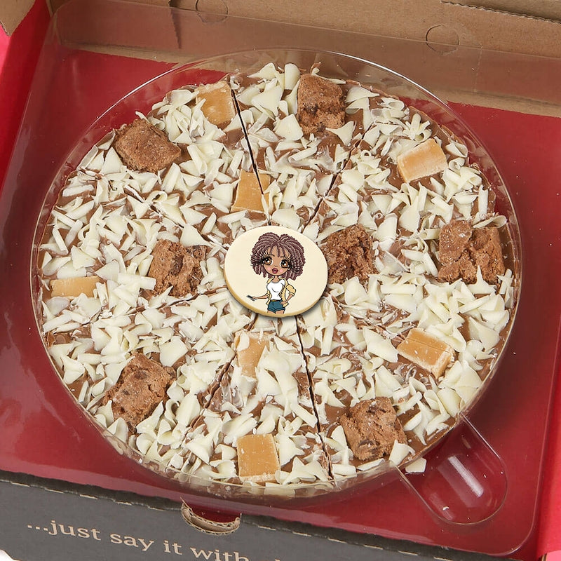 ClaireaBella Personalised Chocolate Pizza – Crunchy Munchy - Image 3