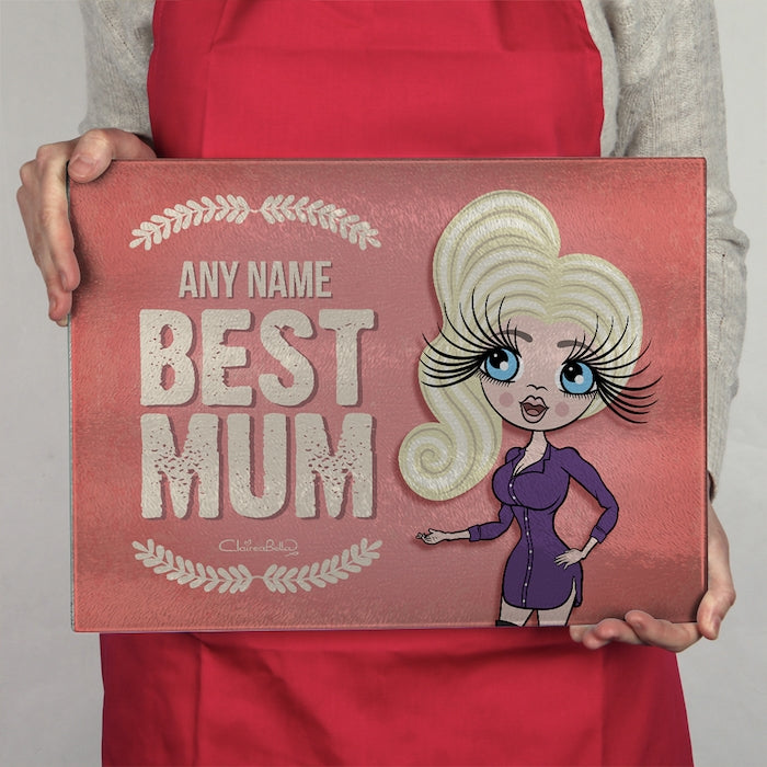 ClaireaBella Glass Chopping Board - Best Mum - Image 2