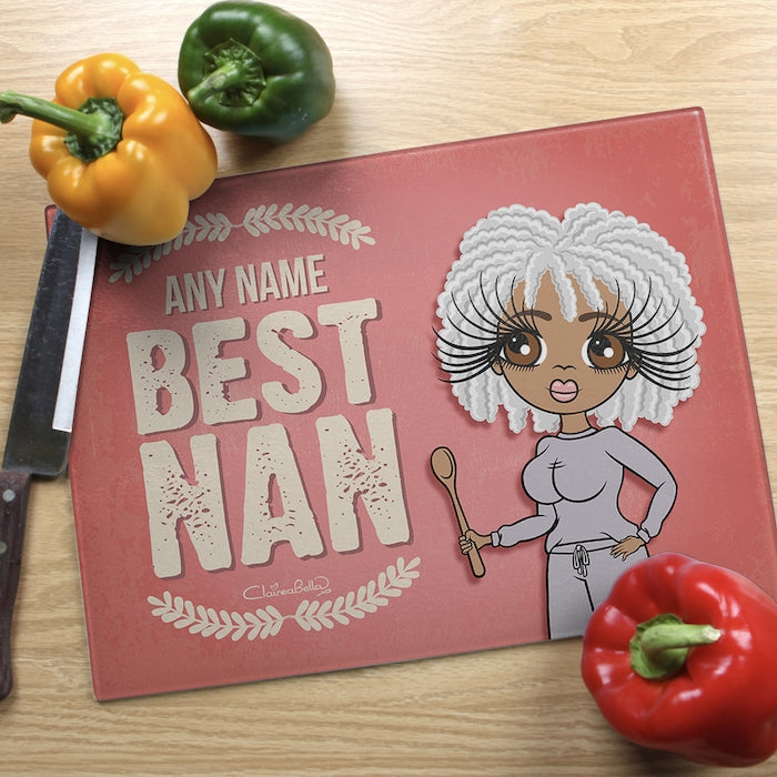 ClaireaBella Glass Chopping Board - Best Nan - Image 1