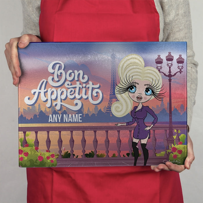 ClaireaBella Glass Chopping Board - Bon Appétit - Image 3
