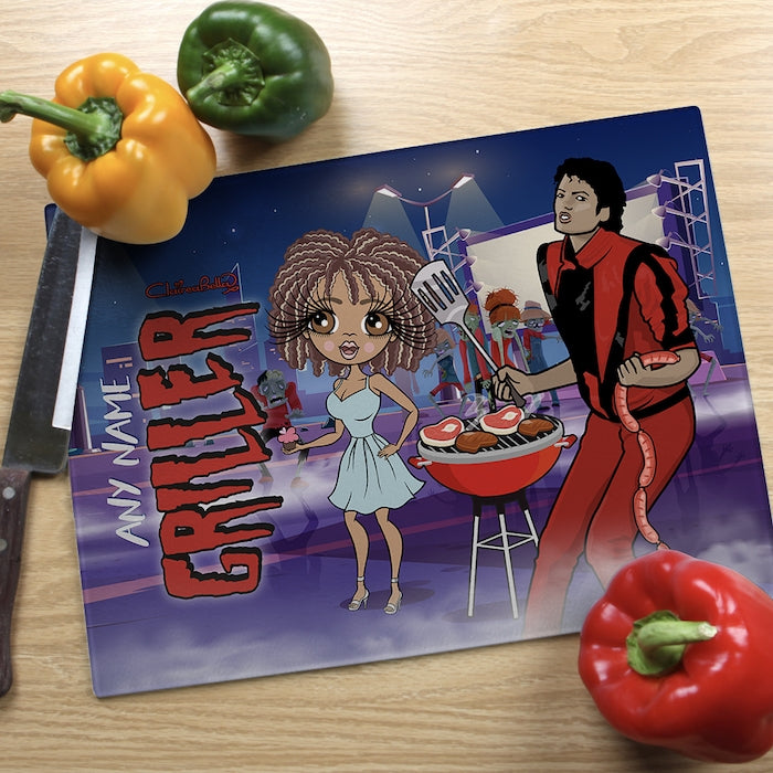 ClaireaBella Glass Chopping Board - Griller - Image 1