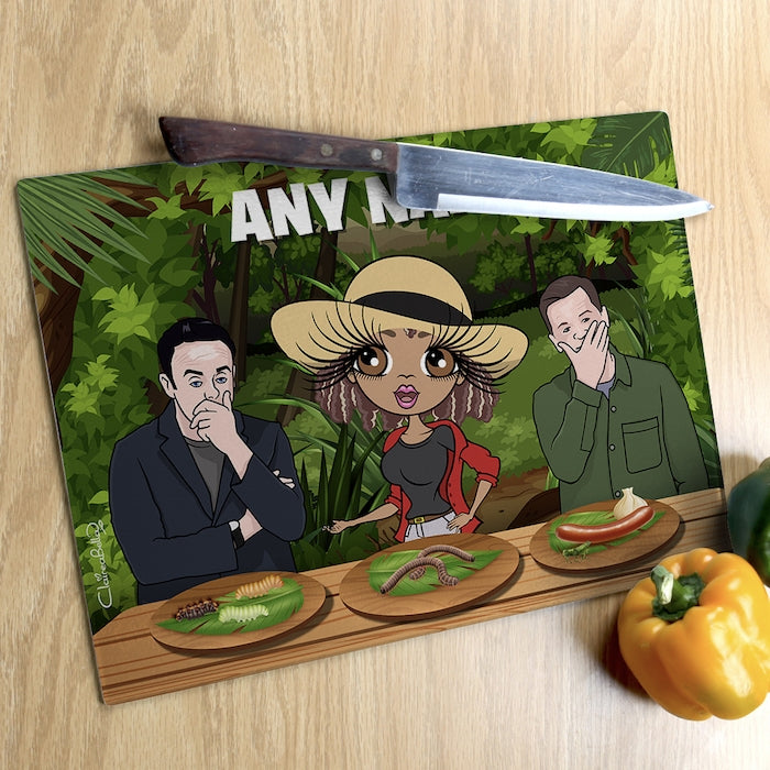 ClaireaBella Glass Chopping Board - Jungle Food Trial - Image 3