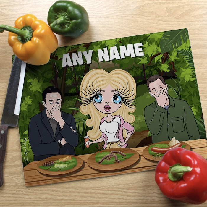 ClaireaBella Glass Chopping Board - Jungle Food Trial - Image 2