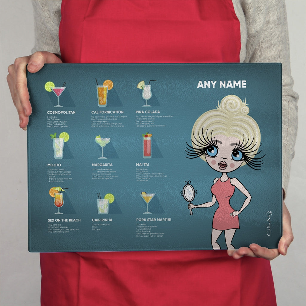 ClaireaBella Glass Chopping Board - Cocktail Recipes - Image 2