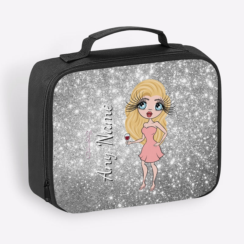 ClaireaBella Glitter Effect Cooler Lunch Bag - Image 4