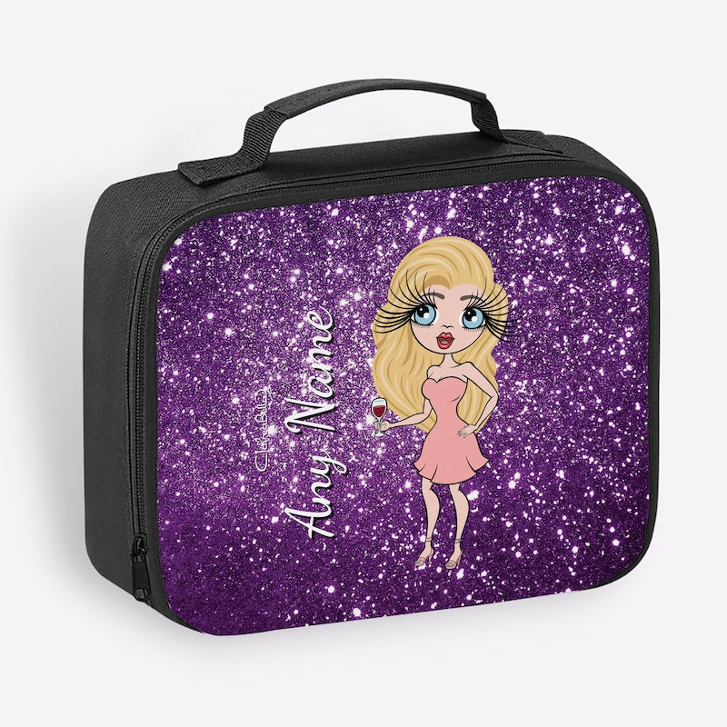 ClaireaBella Glitter Effect Cooler Lunch Bag - Image 8