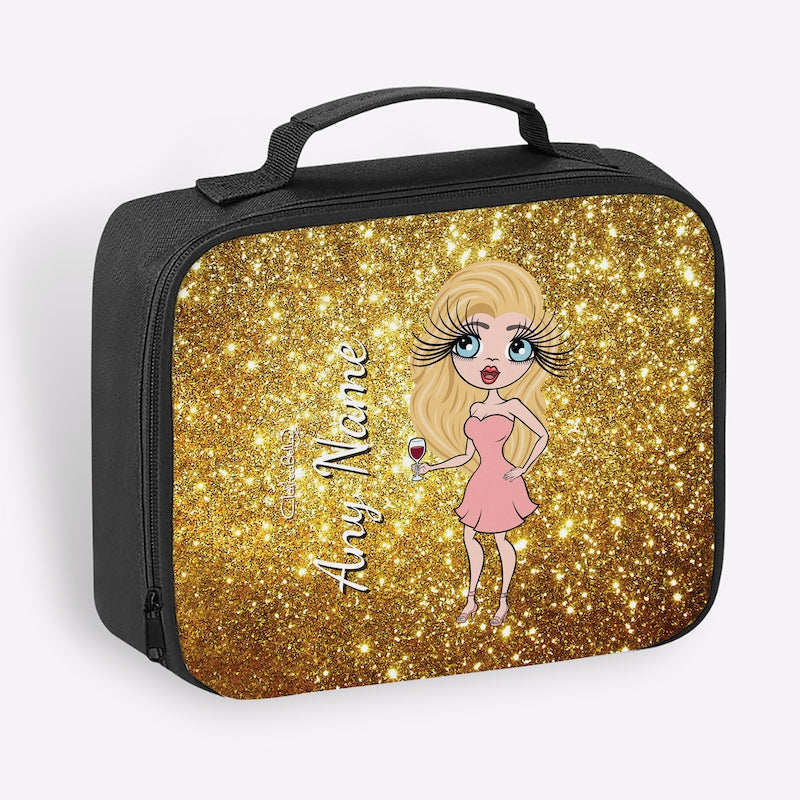ClaireaBella Glitter Effect Cooler Lunch Bag - Image 7