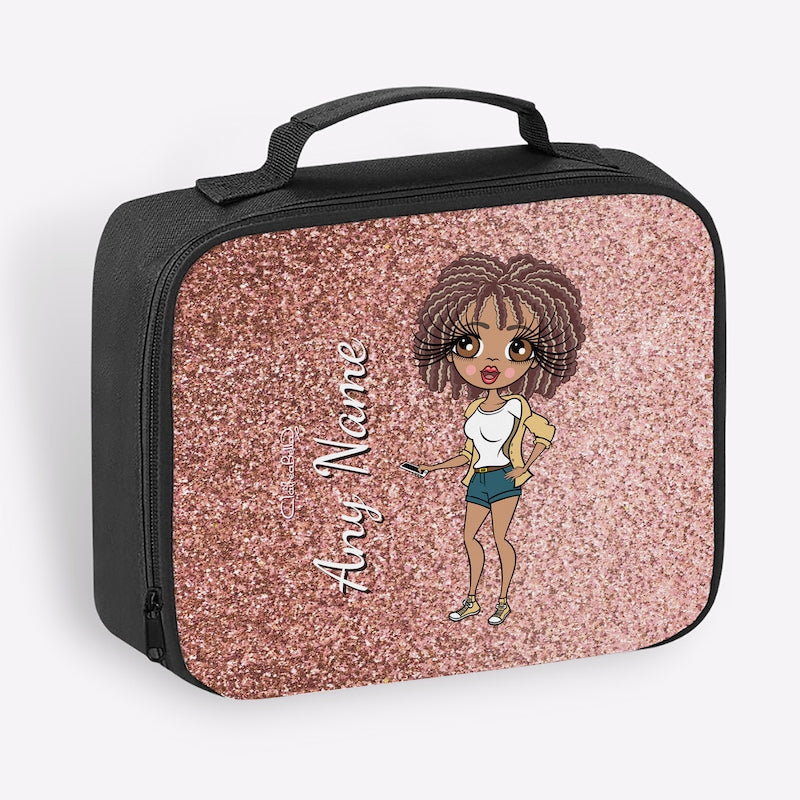 ClaireaBella Glitter Effect Cooler Lunch Bag - Image 5
